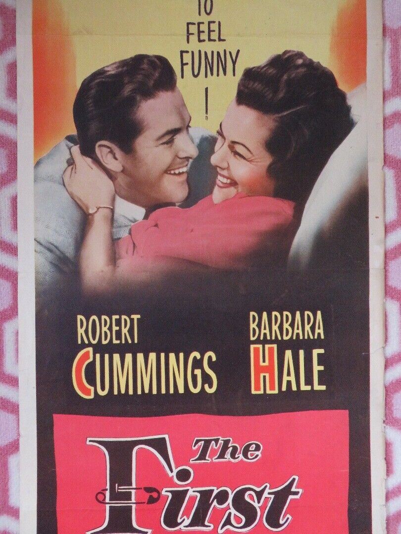 THE FIRST TIME  US INSERT (14"x 36") POSTER ROBERT CUMMINGS BARBARA HALE 1952