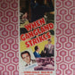 WHEN GANGLAND STRIKES US INSERT (14"x 36") POSTER RAYMOND GREENLEAF1956