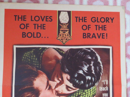 THE BOLD AND THE BRAVE US INSERT (14"x 36") POSTER WENDELL COREY M.ROONEY 1956