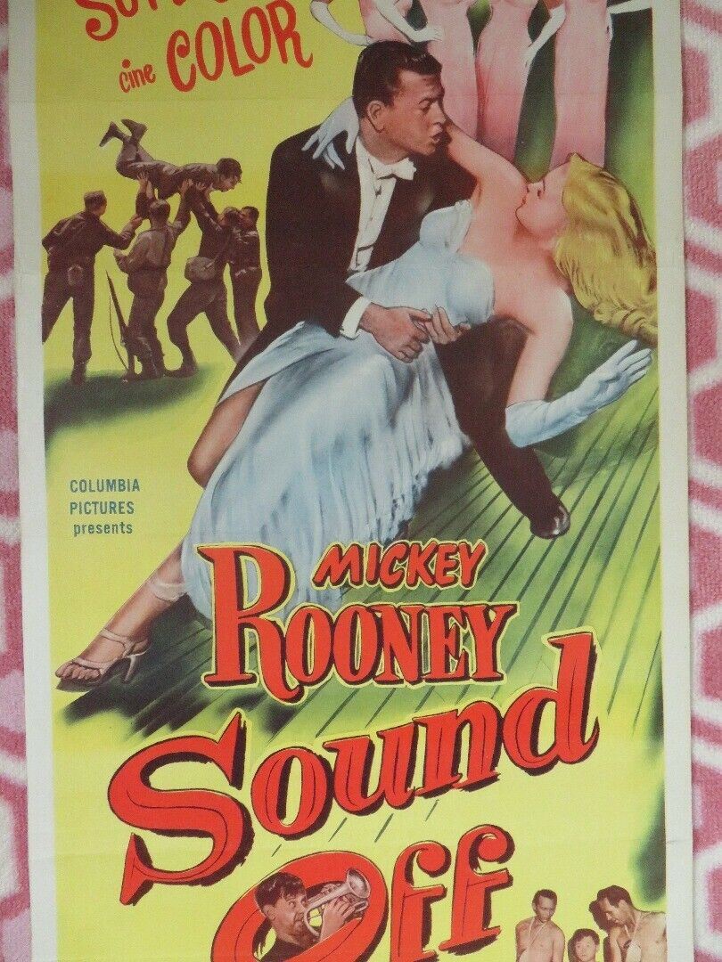 SOUND OFF US INSERT (14"x 36") POSTER MICKEY ROONEY 1952