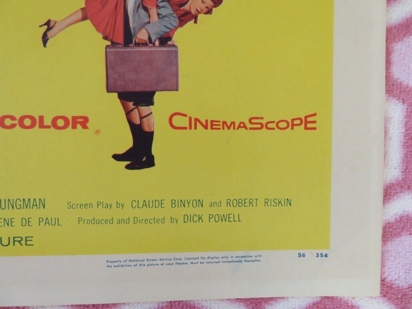 YOU CAN'T RUN AWAY FROM IT US HALF SHEET (22"x 28") POSTER JUNE ALLYSON 1956