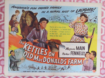 THE KETTLES ON OLD MACDONALD'S FARM US HALF SHEET (22"x 28") POSTER M MAIN 1957