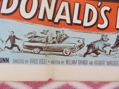 THE KETTLES ON OLD MACDONALD'S FARM US HALF SHEET (22"x 28") POSTER M MAIN 1957