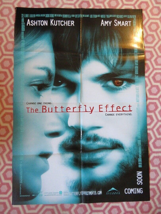 BUTTERFLY EFFECT  FOLDED US ONE SHEET POSTER ASHTON KUTCHER AMY SMART 2004