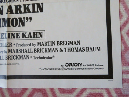 SIMON FOLDED US ONE SHEET POSTER ALAN ARKIN MADELINE KAHN  1980