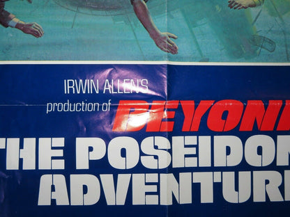 BEYOND THE POSEIDON ADVENTURE FOLDED US ONE SHEET POSTER MICHAEL CAINE 1979