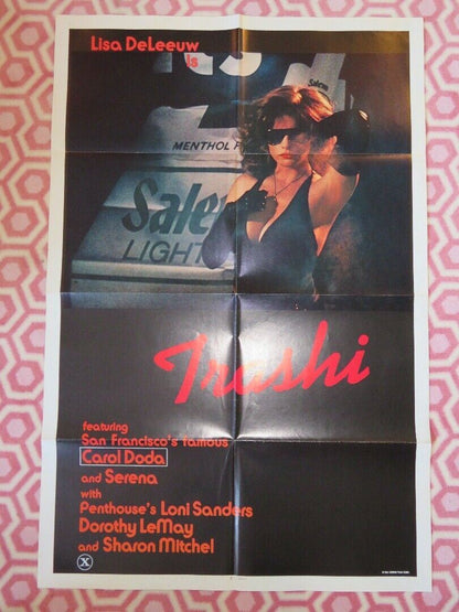 TRASHI  FOLDED US ONE SHEET POSTER CAROL DODA SERENA PENTHOUSE 1981