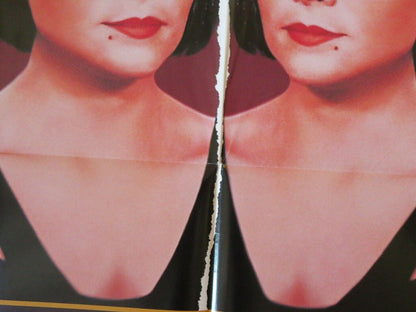 DOUBLE VISION  VIDEO VHS POSTER FOLDED KIM CATTRALL 1992