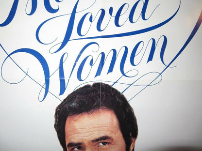 THE MAN WHO LOVED WOMEN FOLDED US ONE SHEET POSTER BURT REYNOLDS J ANDREWS 1983