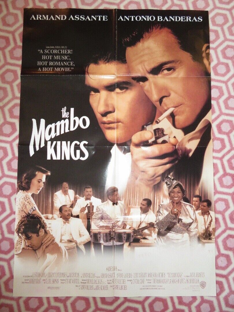 THE MAMBO KINGS FOLDED US ONE SHEET POSTER ANTONIO BANDERAS 1992