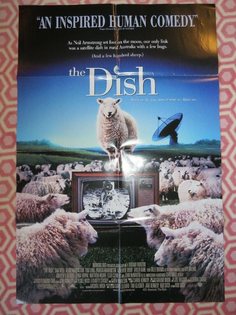 THE DISH  FOLDED US ONE SHEET POSTER  ROB SITCH 2000