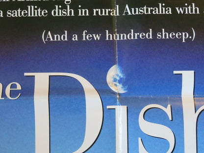 THE DISH  FOLDED US ONE SHEET POSTER  ROB SITCH 2000