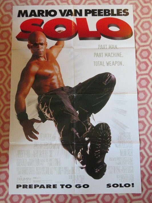 SOLO FOLDED US ONE SHEET POSTER  MARIO VAN PEEBLES 1996