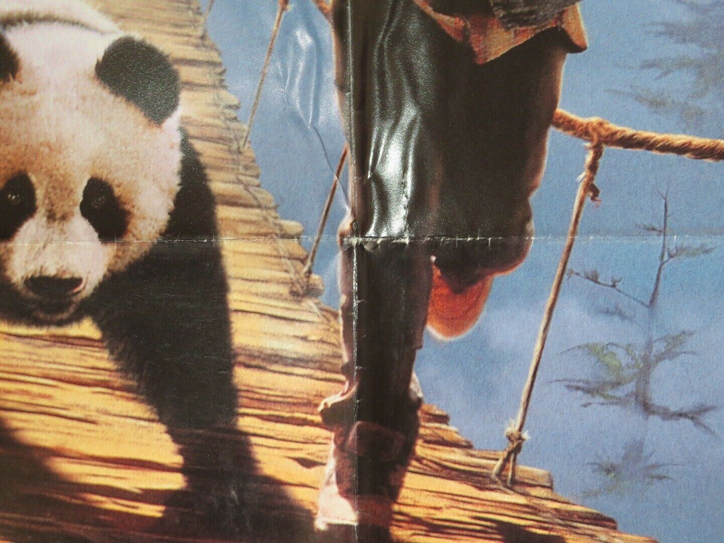 THE AMAZING PANDA ADVENTURE FOLDED US ONE SHEET POSTER STEPHEN LANG YI DING 1995