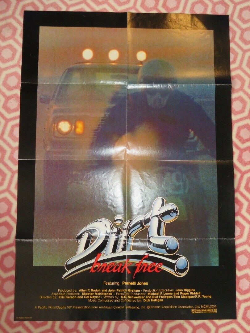 DIRT  FOLDED US ONE SHEET POSTER (38"x26.5") PARNELLI JONES 1979