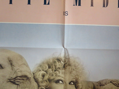 DIVINE MADNESS STYLE A FOLDED US ONE SHEET POSTER  BETTE MIDLER JERRY BLATT 1980