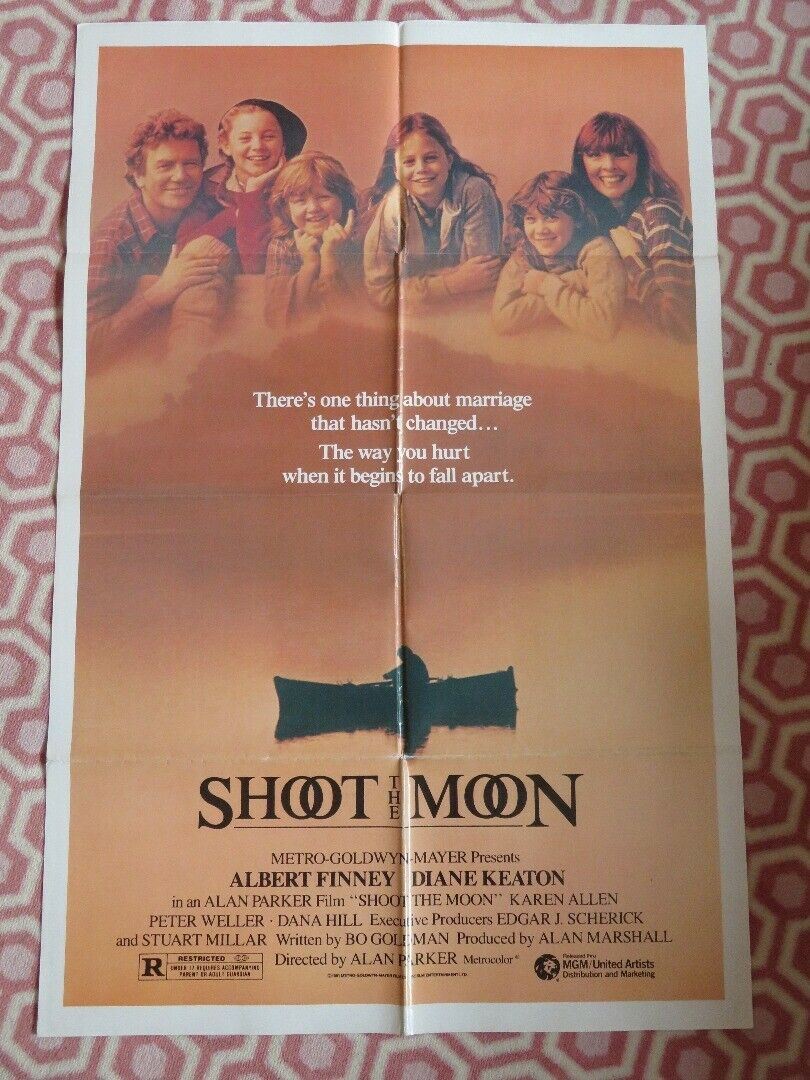 SHOOT THE MOON  FOLDED US ONE SHEET POSTER ALBERT FINNEY DIANE KEATON 1981