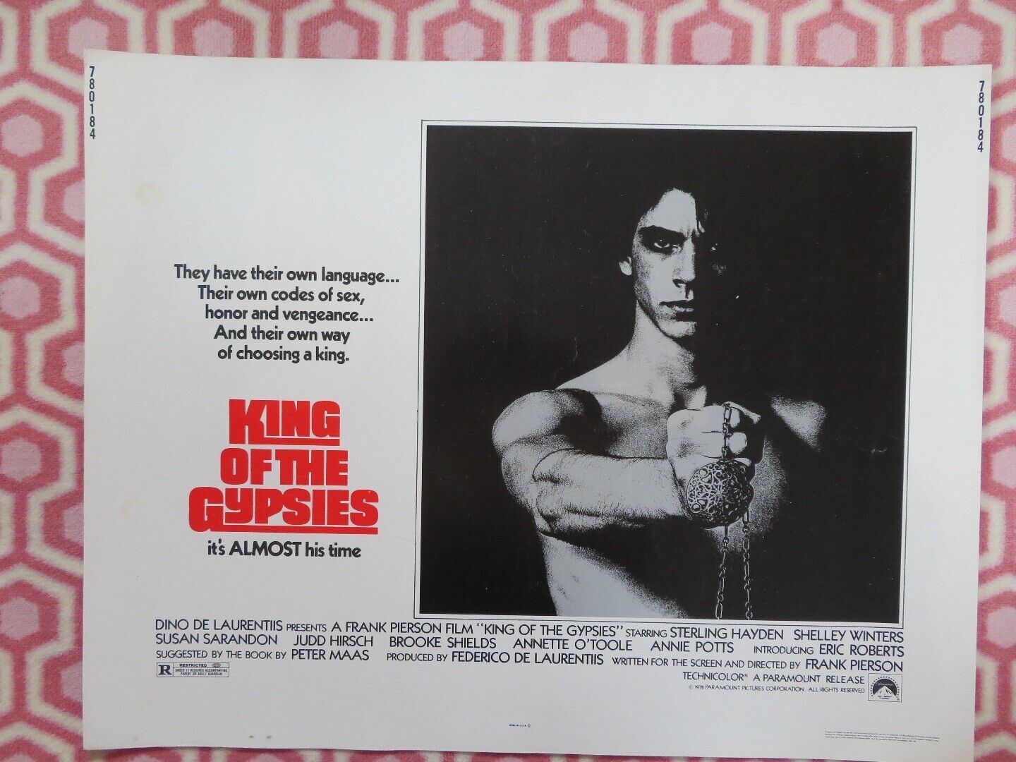 KING OF THE GYPSIES  US HALF SHEET (22"x 28") POSTER STERLING HAYDEN 1978