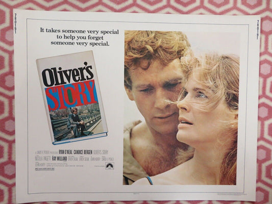 OLIVER'S STORY US HALF SHEET (22"x 28") POSTER RYAN O'NEAL CANDICE BERGEN 1978