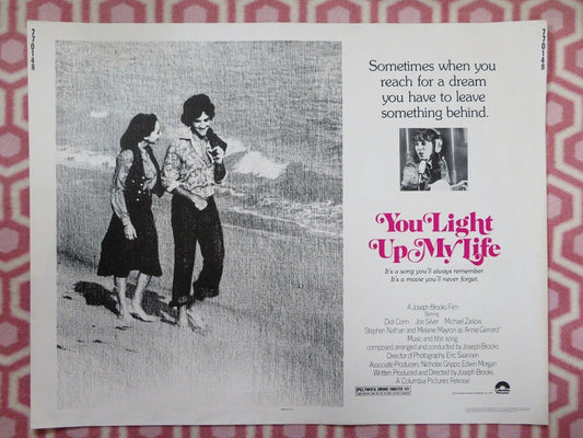 YOU LIGHT UP MY LIFE  US HALF SHEET (22"x 28") POSTER DIDI CONN JOE SILVER 1977