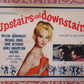 UPSTAIRS AND DOWNSTAIRS US HALF SHEET (22"x 28") POSTER MYLENE DEMONGEOT 1959