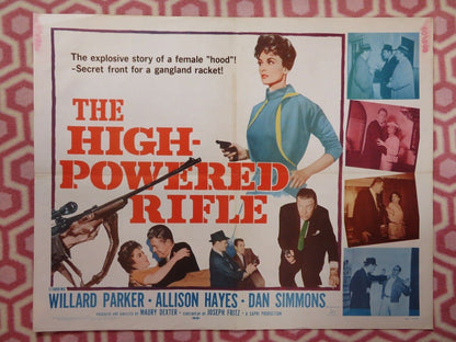 THE HIGH-POWERED RIFLE  US HALF SHEET (22"x 28") POSTER WILLARD PARKER 1960