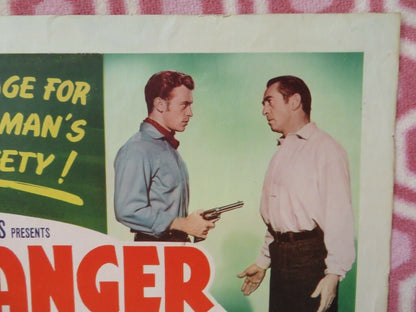 STRANGER AT MY DOOR US HALF SHEET (22"x 28") POSTER MACDONALD CAREY 1956