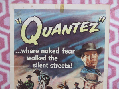 QUANTEZ  US INSERT (14"x 36") POSTER FRED MACMURRAY DOROTHY MALONE 1957