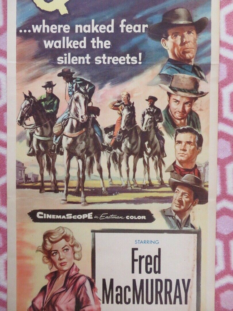 QUANTEZ  US INSERT (14"x 36") POSTER FRED MACMURRAY DOROTHY MALONE 1957