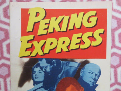 PEKING EXPRESS US INSERT (14"x 36") POSTER JOSEPH COTTEN CORINNE CALVET 1951