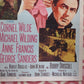 THE SCARLET COAT  US INSERT (14"x 36") POSTER CORNEL WILDE MICHAEL WILDING 1955