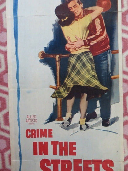 CRIME IN THE STREETS  US INSERT (14"x 36") POSTER JAMES WHITMORE SAL MINEO 1956