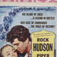 THE GOLDEN BLADE US INSERT (14"x 36") POSTER ROCK HUDSON PIPER LAURIE 1953