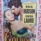 THE GOLDEN BLADE US INSERT (14"x 36") POSTER ROCK HUDSON PIPER LAURIE 1953