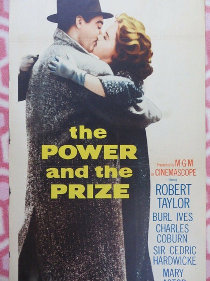 THE POWER AND THE PRIZE US INSERT (14"x 36") POSTER BURL IVES  R TAYLOR 1956