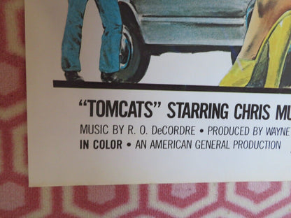 TOM CATS FOLDED US ONE SHEET POSTER CHRIS MULKEY POLLY KING SCOTT LAWRENCE 1977