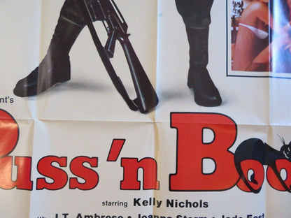 PUSS'N BOOTS FOLDED US ONE SHEET POSTER KELLY NICHOLS JOANNA STORM 1982