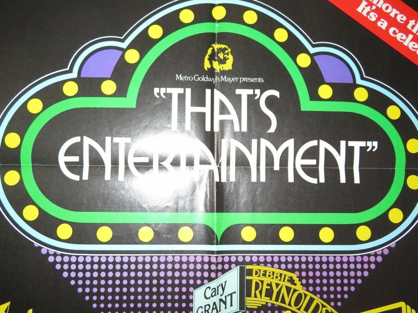 THATS ENTERTAINMENT! FOLDED US ONE SHEET POSTER FRED ASTAIRE GENE KELLY 1974