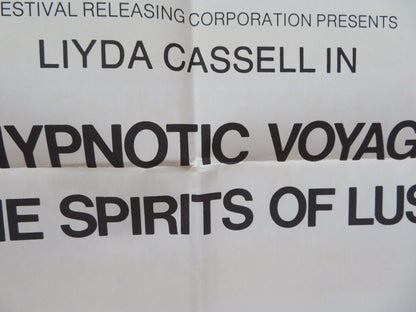 VOICES OF DESIRE FOLDED US ONE SHEET POSTER LIYDA CASSELL GUY THOMAS 1972