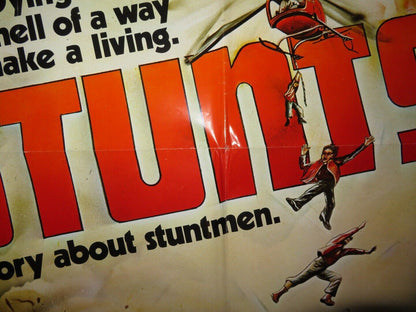 STUNTS FOLDED US ONE SHEET POSTER ROBERT FORSTER FIONA LEWIS 1977