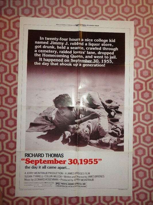 September 30, 1955  FOLDED US ONE SHEET POSTER RICHARD THOMAS 1977