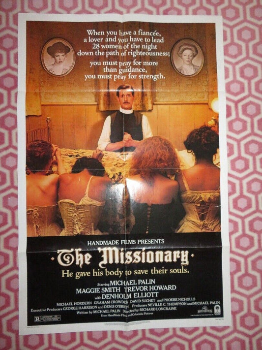 THE MISSIONARY  FOLDED US ONE SHEET POSTER MICHAEL PALIN MAGGIE SMITH 1982