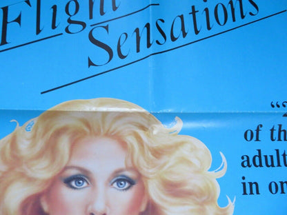 FLIGHT SENSATIONS FOLDED US ONE SHEET POSTER SEKA JOHN HOLMES 1983