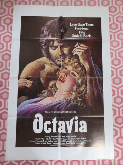 OCTAVIA FOLDED US ONE SHEET POSTER SUSAN CURTIS NEIL KINSELLA 1983