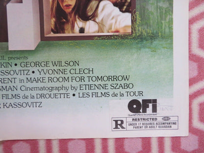 MAKE ROOM FOR TOMORROW  FOLDED US ONE SHEET POSTER VICTOR LANOUX JANE BIRKIN '80