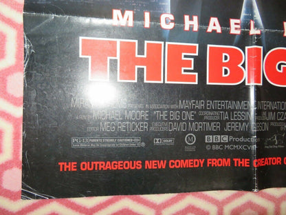 THE BIG ONE  FOLDED US ONE SHEET POSTER MICHAEL MOORE 1998