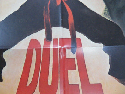 DUEL OF THE 7 TIGERS FOLDED US ONE SHEET POSTER YANG PAN PAN LAM MAN WEI 1982