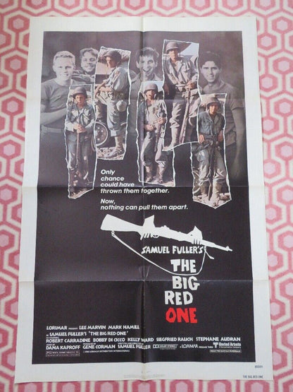 THE BIG RED ONE FOLDED US ONE SHEET POSTER LEE MARVIN MARK HAMILL 1980