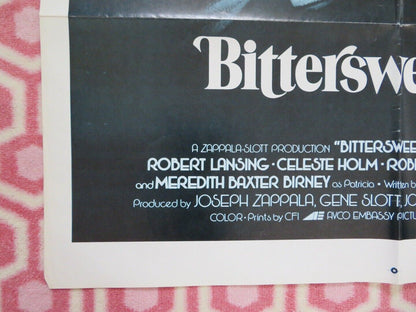 BITTERSWEET LOVE FOLDED US ONE SHEET POSTER LANA TURNER ROBERT LANSING 1976