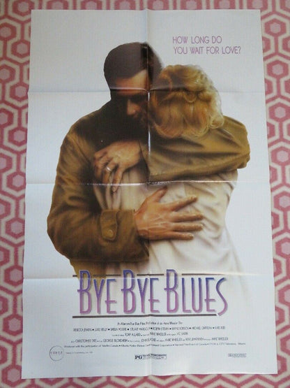 BYE BYE BLUES  FOLDED US ONE SHEET POSTER REBECCA JENKINS LUKE REILLY 1990